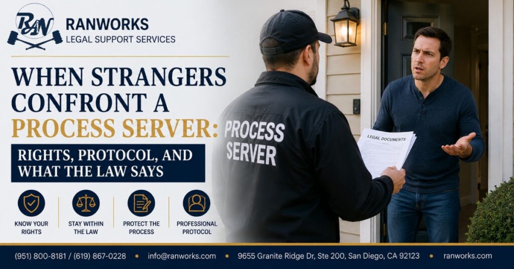 When Strangers Confront a Process Server Rights Protocol and What the Law Says